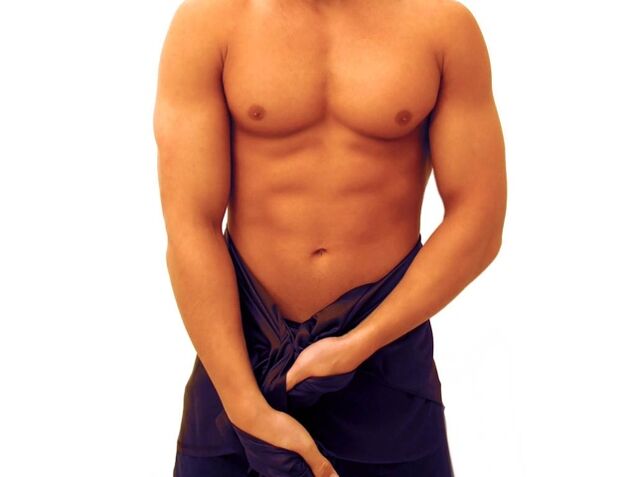 Vīrietis veic vingrinājumus dzimumlocekļa palielināšanai